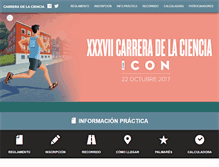 Tablet Screenshot of carreradelaciencia.com